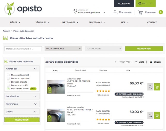 Opisto lancia il marchio « Miglior prezzo web garantito »